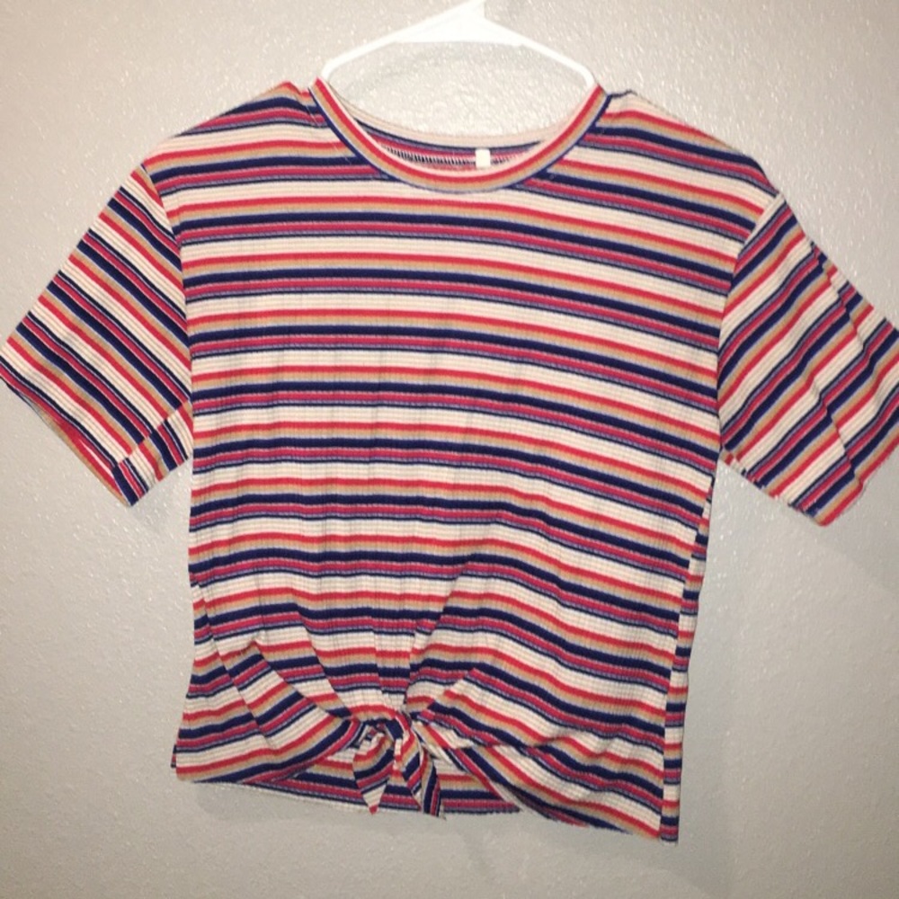 striped top